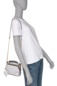 CHLOE MINI CROC EMBOSSED LIGHT CLOUD