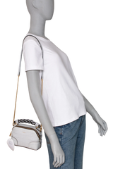 CHLOE MINI CROC EMBOSSED LIGHT CLOUD