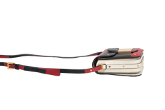 VALENTINO RIVET MINI COLORBLOCK BLACK/RED/OFF WHITE