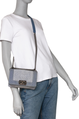 DESAPEGO DANDYNHA BARBOSA CHANEL BOY CHEVRON SMALL FLAP DENIM