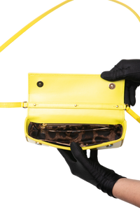 DG SNAP CLUTCH MOON PATENT YELLOW