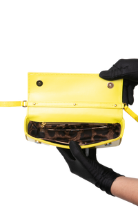 DG SNAP CLUTCH MOON PATENT YELLOW