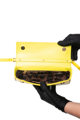 DG SNAP CLUTCH MOON PATENT YELLOW