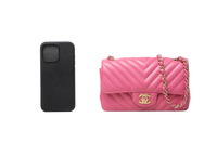 DESAPEGO DANDYNHA BARBOSA CHANEL CLASSIC MINI SF LAMBSKIN PINK