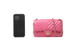 DESAPEGO DANDYNHA BARBOSA CHANEL CLASSIC MINI SF LAMBSKIN PINK