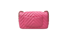 DESAPEGO DANDYNHA BARBOSA CHANEL CLASSIC MINI SF LAMBSKIN PINK
