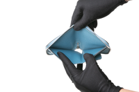 HERMÈS WALLET AZAP COMPACT SILKIN BLUE