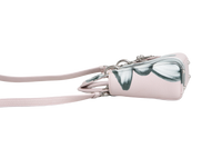 DIOR LADY DIOR MINI DEERSKIN FLORAL PRINTED PINK