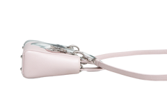 DIOR LADY DIOR MINI DEERSKIN FLORAL PRINTED PINK