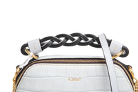 CHLOE MINI CROC EMBOSSED LIGHT CLOUD