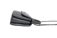 CHANEL TRENDY CC SMALL LAMBSKIN LEAD GRAY RUTHENIUM