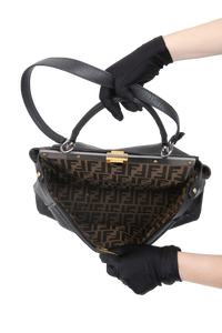 FENDI PEEKABOO ICONIC LARGE BLACK & TOBACCO