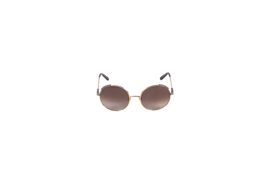 DESAPEGO THASSIA NAVES CHLOE OCULOS ROUND BLACK & GOLD