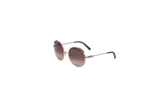 DESAPEGO THASSIA NAVES CHLOE OCULOS ROUND BLACK & GOLD