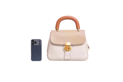 BURBERRY DK88 MEDIUM BICOLOR HONEY/LIMESTONE