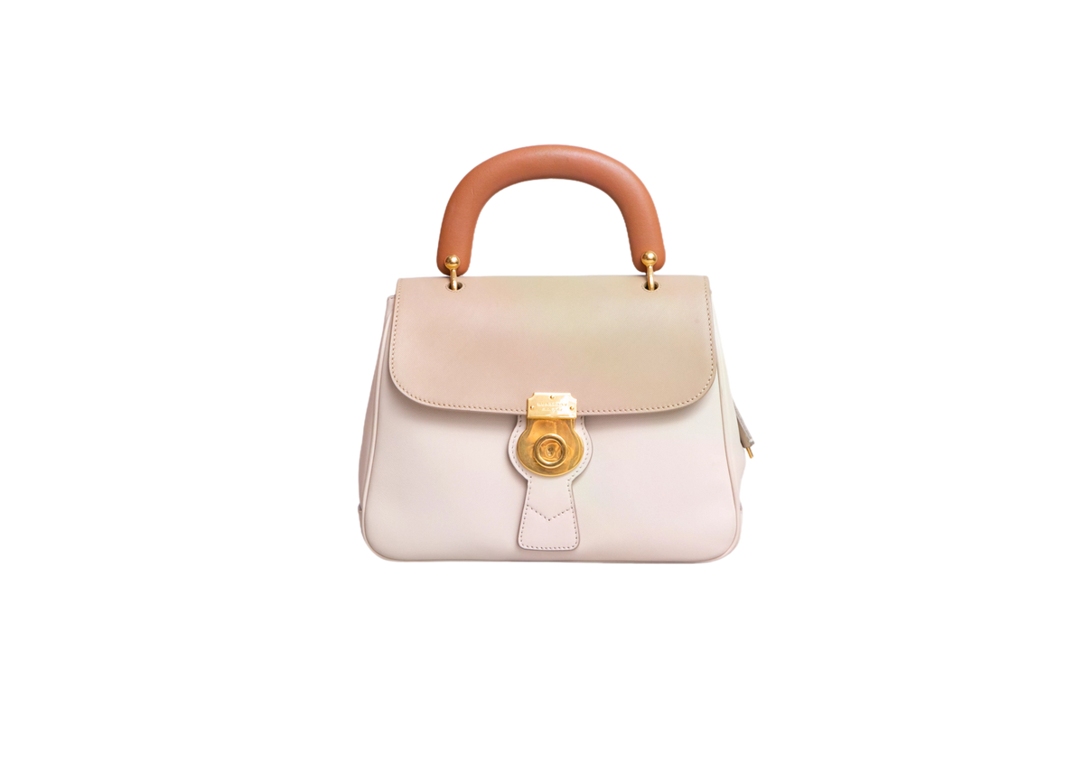 BURBERRY DK88 MEDIUM BICOLOR HONEY/LIMESTONE