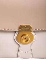 BURBERRY DK88 MEDIUM BICOLOR HONEY/LIMESTONE