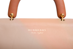 BURBERRY DK88 MEDIUM BICOLOR HONEY/LIMESTONE