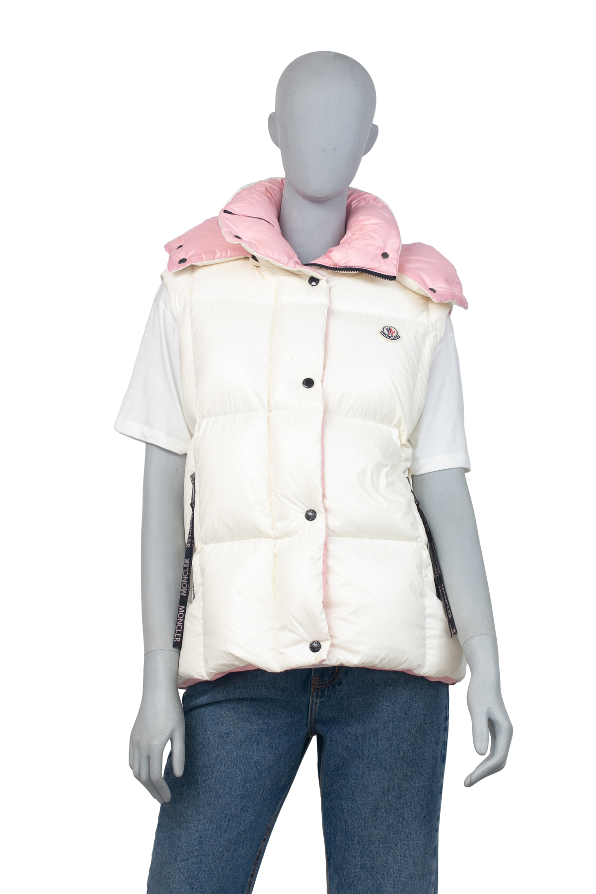 MONCLER WAISTCOAT LUZULE LOGO PATCH GILET