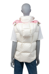 MONCLER WAISTCOAT LUZULE LOGO PATCH GILET