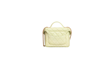 CHANEL SMALL VANITY CASE CAVIAR AVOCADO GOLD HDWR