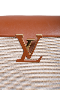 LV CAPUCINES MM CANVAS/LEATHER CARAMEL