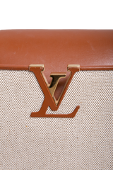 LV CAPUCINES MM CANVAS/LEATHER CARAMEL
