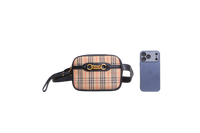 BURBERRY BUM BAG 1983 CHECK LINK VINTAGE