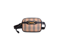 BURBERRY BUM BAG 1983 CHECK LINK VINTAGE
