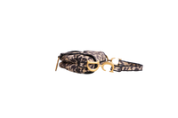 DIOR SADDLE LEOPARD PRINT MIZZA EMBROIDERED MEDIUM