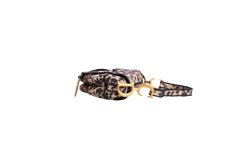 DIOR SADDLE LEOPARD PRINT MIZZA EMBROIDERED MEDIUM