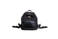PRADA BACKPACK RE-NYLON BRUSHED SMALL BLACK