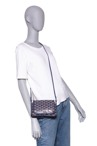 GOYARD PLUMET POCKET WALLET CANVAS GOYARDINE NAVY