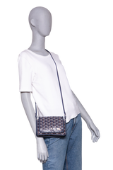 GOYARD PLUMET POCKET WALLET CANVAS GOYARDINE NAVY