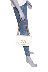 VALENTINO VAIN SMALL VLOGO IVORY
