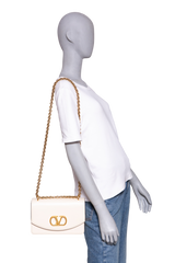 VALENTINO VAIN SMALL VLOGO IVORY
