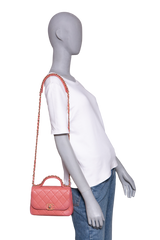 CHANEL BUSINESS AFFINITY CORAL GOLD HDWR