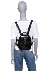 PRADA BACKPACK RE-NYLON BRUSHED SMALL BLACK