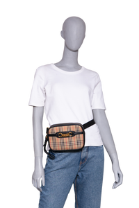 BURBERRY BUM BAG 1983 CHECK LINK VINTAGE