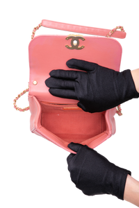 CHANEL BUSINESS AFFINITY CORAL GOLD HDWR