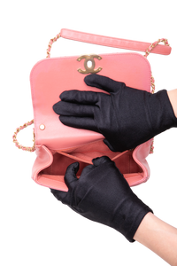 CHANEL BUSINESS AFFINITY CORAL GOLD HDWR