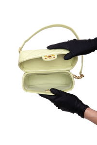 CHANEL SMALL VANITY CASE CAVIAR AVOCADO GOLD HDWR