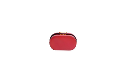 VALENTINO VAIN VANITY SHINY CALFSKIN RED