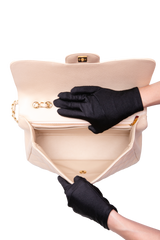 CHANEL CLASSIC FLAP JUMBO CAVIAR BEIGE