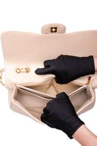 CHANEL CLASSIC FLAP JUMBO CAVIAR BEIGE