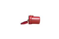 VALENTINO VAIN VANITY SHINY CALFSKIN RED
