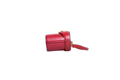VALENTINO VAIN VANITY SHINY CALFSKIN RED