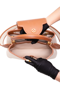 LV CAPUCINES MM CANVAS/LEATHER CARAMEL