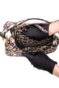 DIOR SADDLE LEOPARD PRINT MIZZA EMBROIDERED MEDIUM