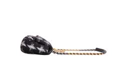 DESAPEGO BRUNA CARDOSO CHANEL 19 LARGE TWEED CHAIN BLACK/WHITE TWO-TONE HDWR